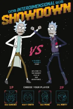 Rick and Morty Poster Interdimensional Showdown