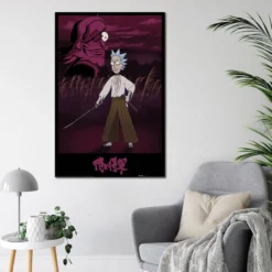 Rick and Morty Poster Samurai Rick