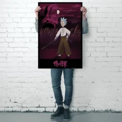 Rick and Morty Poster Samurai Rick