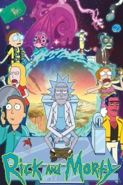 Rick and Morty Poster Season 4 Toilet Adventure