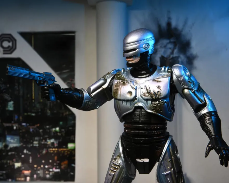 Robocop Actionfigur 7' Scale Ultimate Battle Damaged 1987