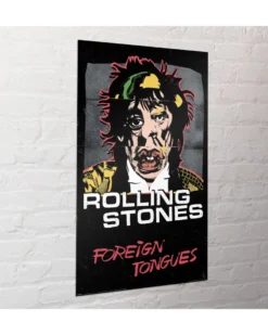 Rolling Stones Poster LP Cover Foreign Tongues