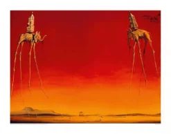 Salvador Dali Kunstdruck Les Elephants