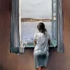 Salvador Dali Kunstdruck Woman At The Window