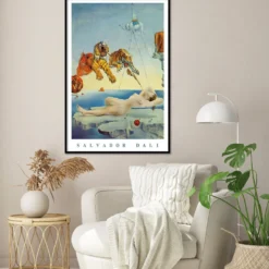 Salvador Dali Poster Dream Caused By A Bee Flight..