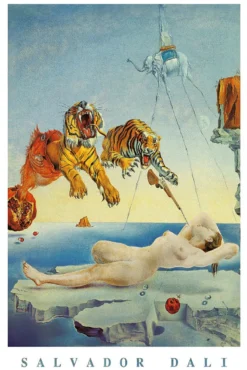 Salvador Dali Poster Dream Caused By A Bee Flight..