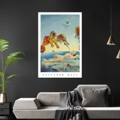 Salvador Dali Poster Dream Caused By A Bee Flight..
