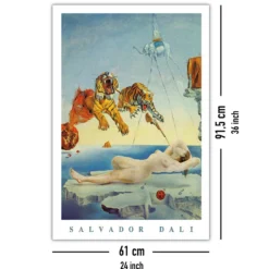 Salvador Dali Poster Dream Caused By A Bee Flight..