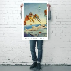 Salvador Dali Poster Dream Caused By A Bee Flight..