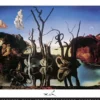 Salvador Dali Poster Swans Reflecting Elephants