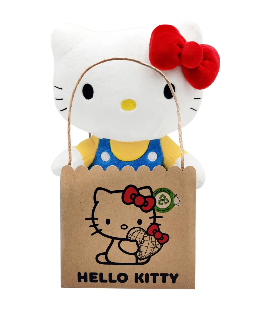 Sanrio - Hello Kitty Classic Eco Edition - Plüschfigur Höhe 24cm