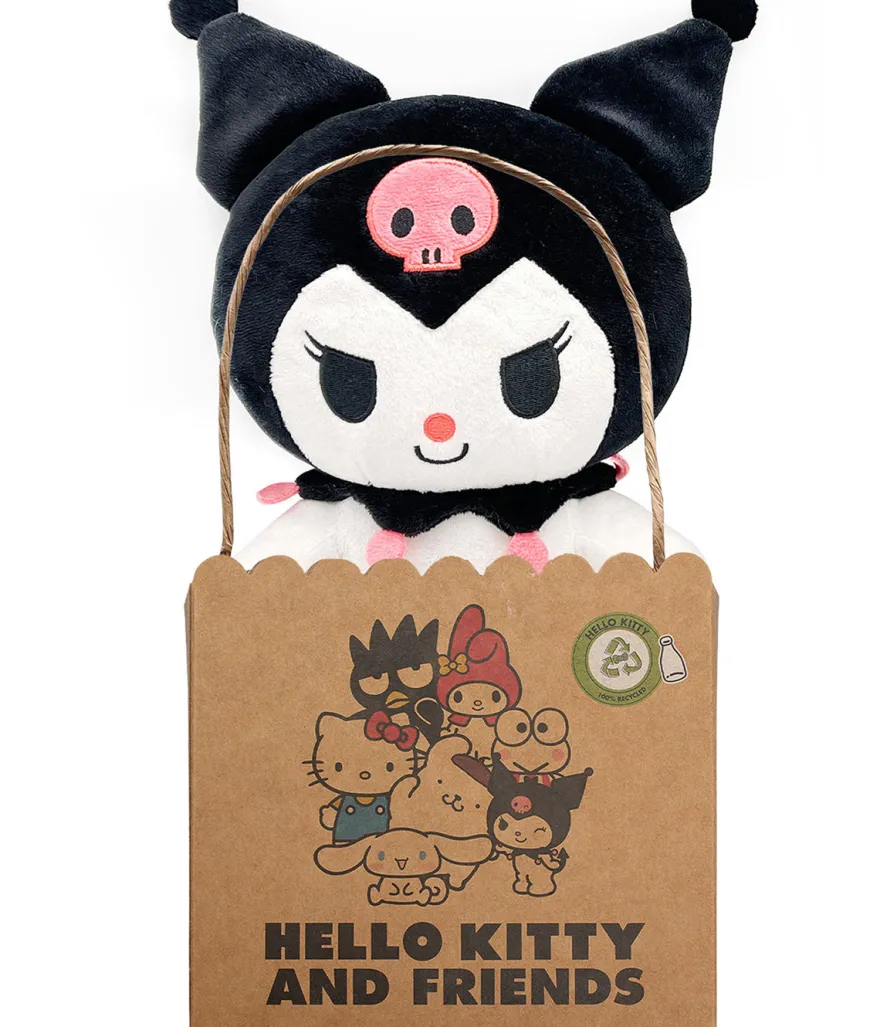 Sanrio - Hello Kitty - Kuromi Eco Edition - Plüschfigur, Höhe 24cm