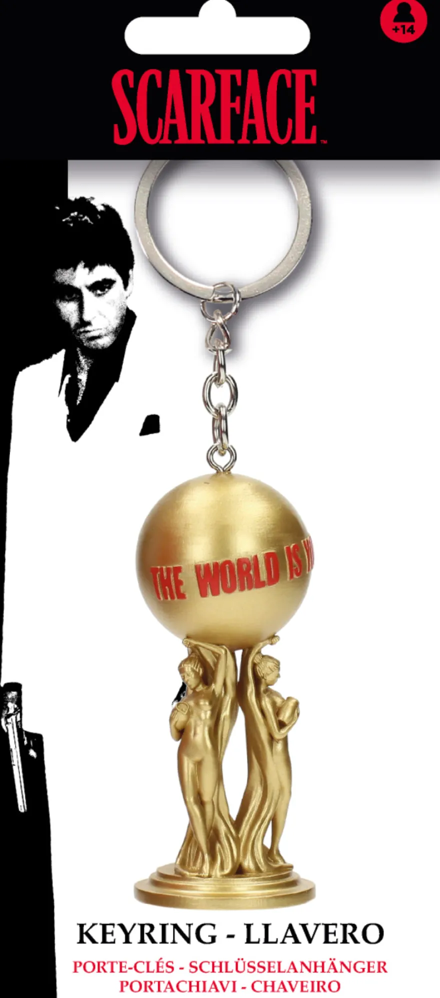 Scarface 3D Schlüsselanhänger The World is Yours