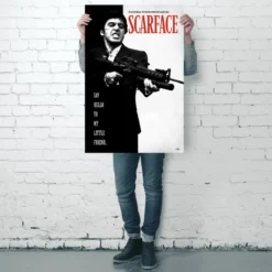 Scarface Poster Al Pacino Say Hello To My Little Friend