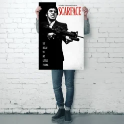 Scarface Poster Al Pacino Say Hello To My Little Friend