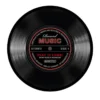 Schallplatten Mousepad Record Music schwarz