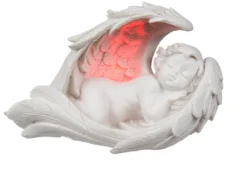 Schlafender Engel LED Leuchte Flügel mit Farbwechselfunktion