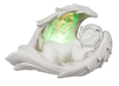 Schlafender Engel LED Leuchte Flügel mit Farbwechselfunktion