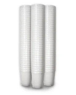 Schnapsglas Shotglas Set aus PP 160 Stück Weiß