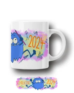 Schulkind 2024 Tasse - Für die Einschulung & Erstklässler
