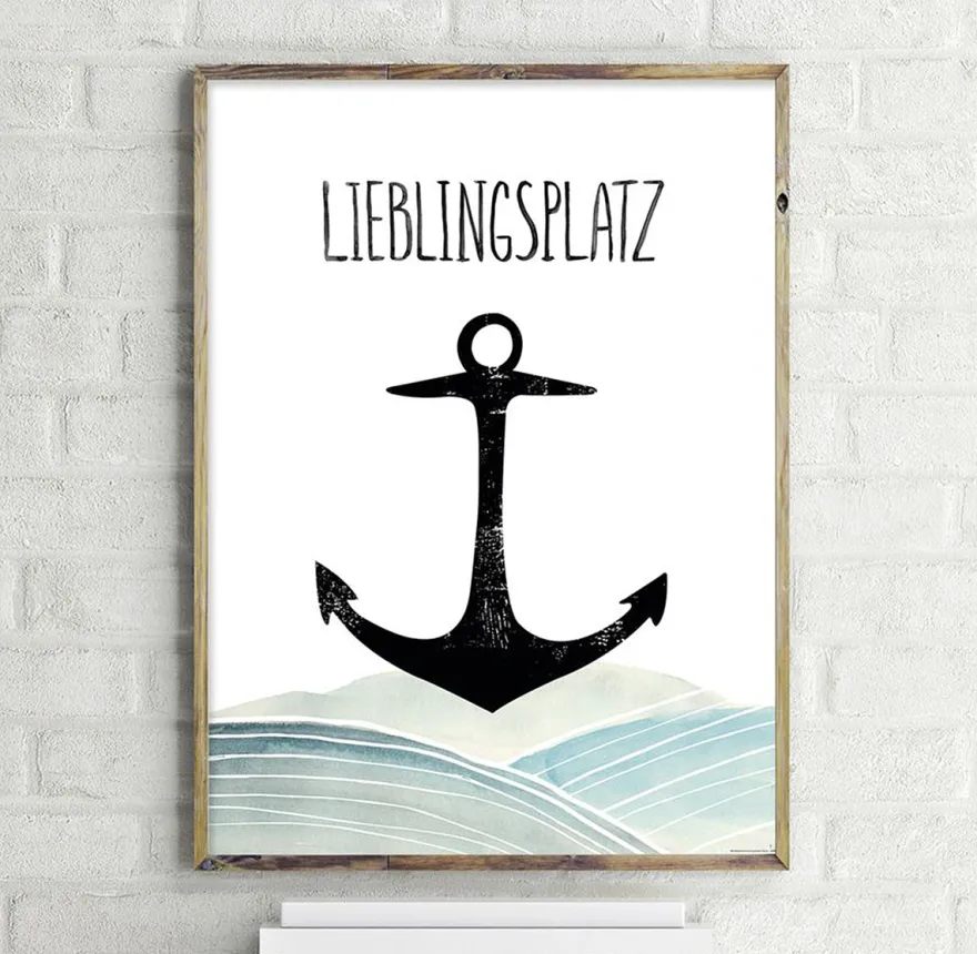 Sehnsucht nach Meer Set Kunstdrucke