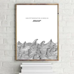 Sehnsucht nach Meer Set Kunstdrucke