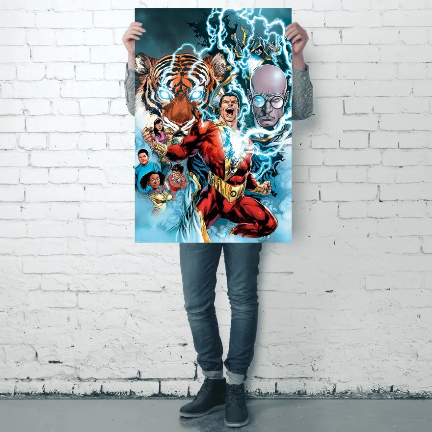 Shazam Poster The Power of Shazam