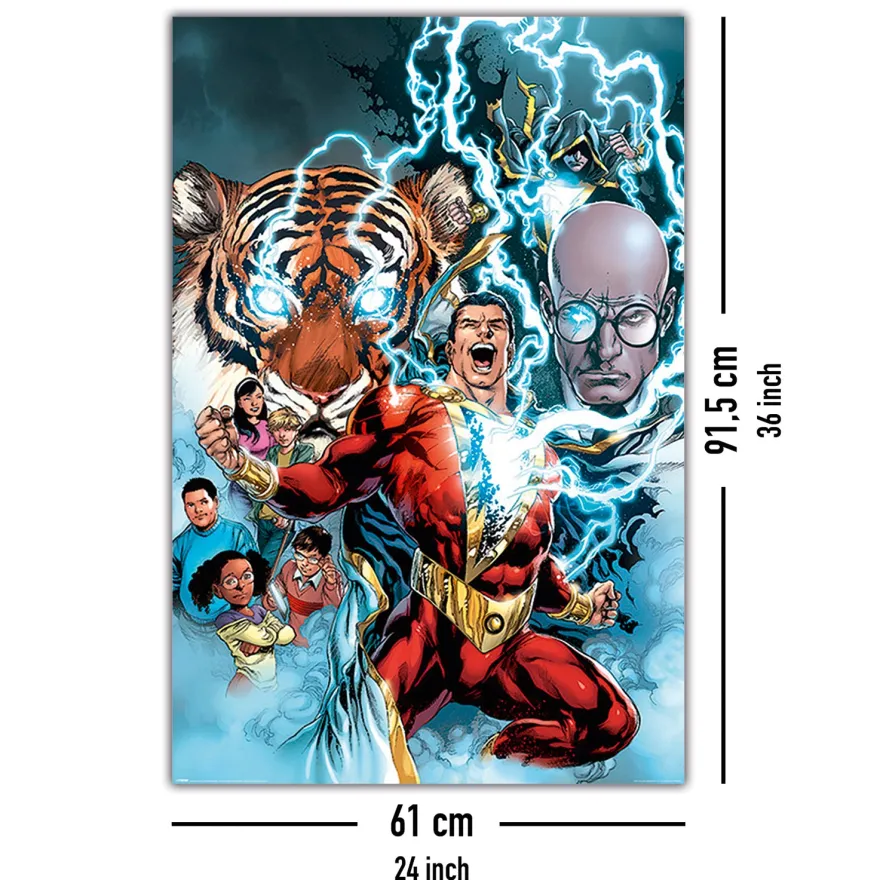 Shazam Poster The Power of Shazam