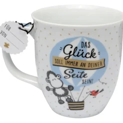Sheepworld Tasse Das Glück soll immer an deiner Seite