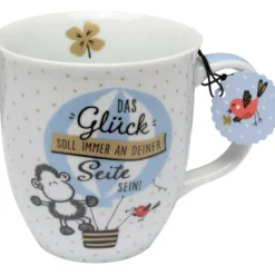 Sheepworld Tasse Das Glück soll immer an deiner Seite