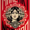 Shepard Fairey Kunstdruck Make Art Not War!