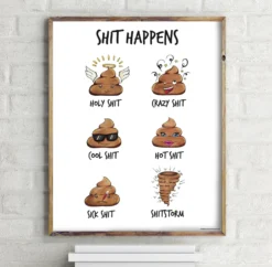 Shit Happens Poster Madeleine