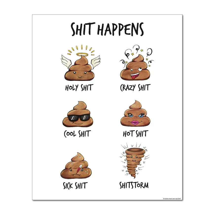 Shit Happens Poster Madeleine