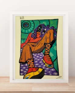 Sneaker Kunstdruck von Soyu