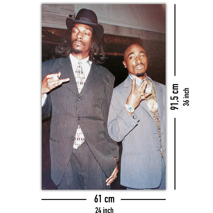 Snoop Dogg and Tupac Poster