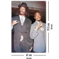 Snoop Dogg and Tupac Poster