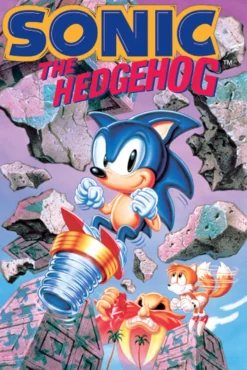 Sonic the Hedgehog Poster Break Through Rocks