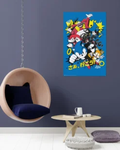 Sonic the Hedgehog Poster Manga Style