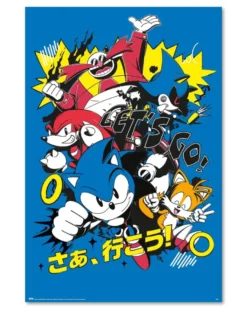 Sonic the Hedgehog Poster Manga Style
