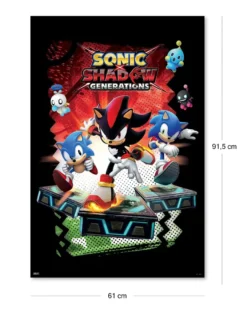 Sonic X Poster Shadow Generations | 61x91.5 cm