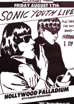 Sonic Youth Poster Goo-Live Hollywood Palladium