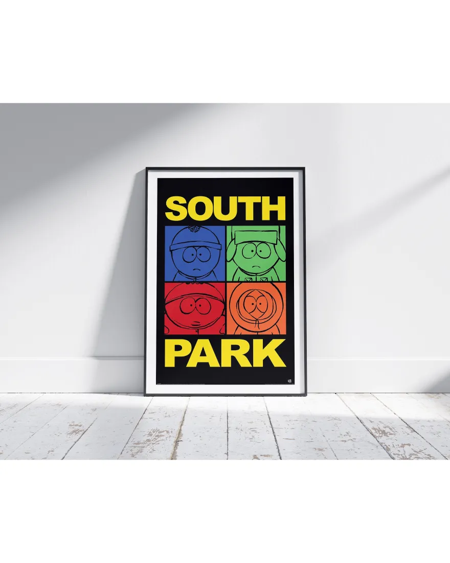 South Park Poster Block Colour