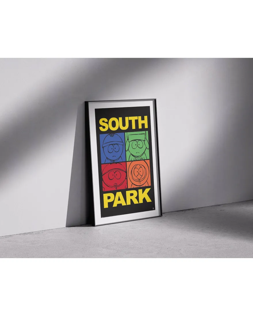 South Park Poster Block Colour