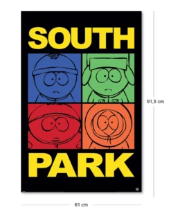 South Park Poster Block Colour