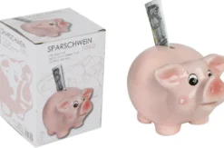 Sparschwein Piggy glasiert klein