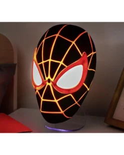 Spider-Man LED Dekolampe - Maskenleuchte - Miles Morales - Höhe ca. 22 cm