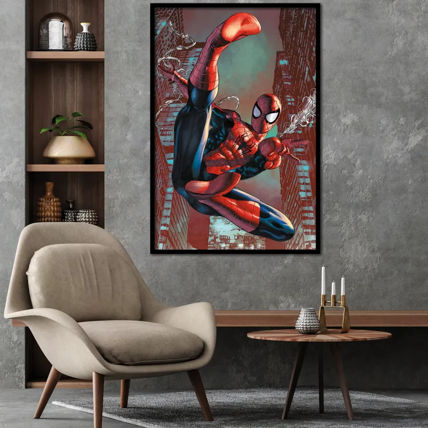 Spiderman Poster Comic Web Slinger