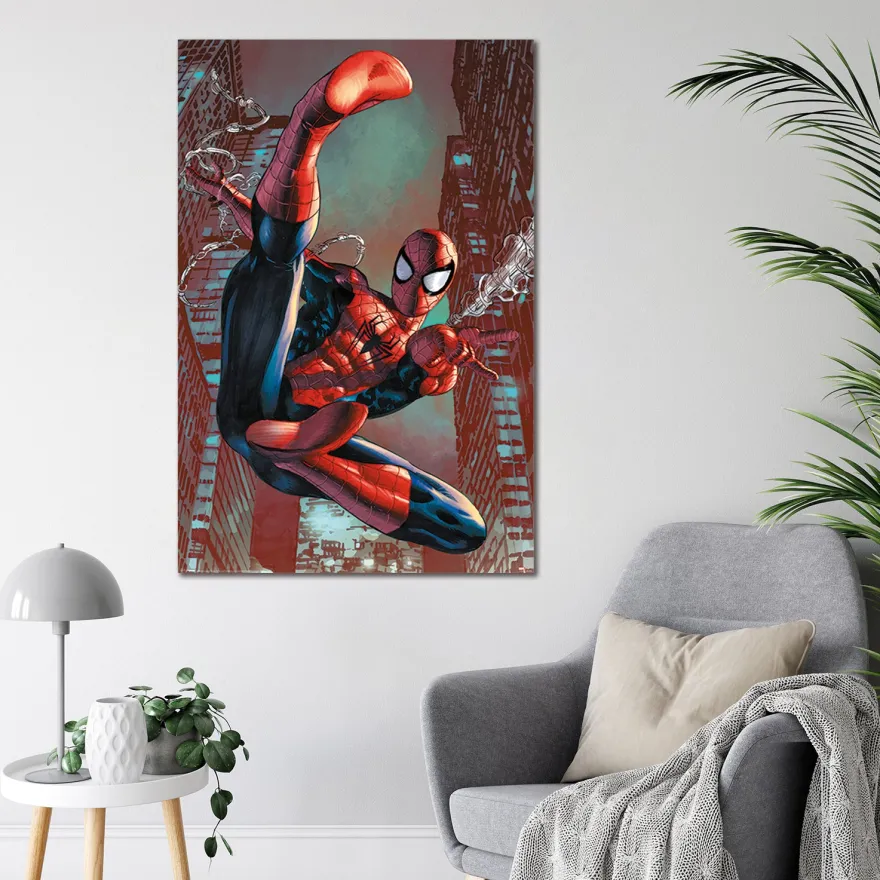 Spiderman Poster Comic Web Slinger