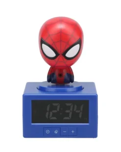 Spider-Man Wecker - LED Alarm Clock - mit Nachtlicht - Höhe ca. 15 cm