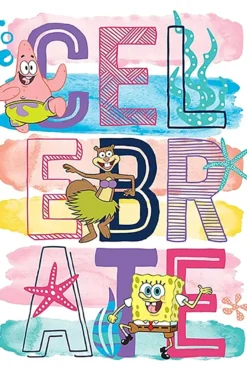 Spongebob Schwammkopf Poster Celebrate